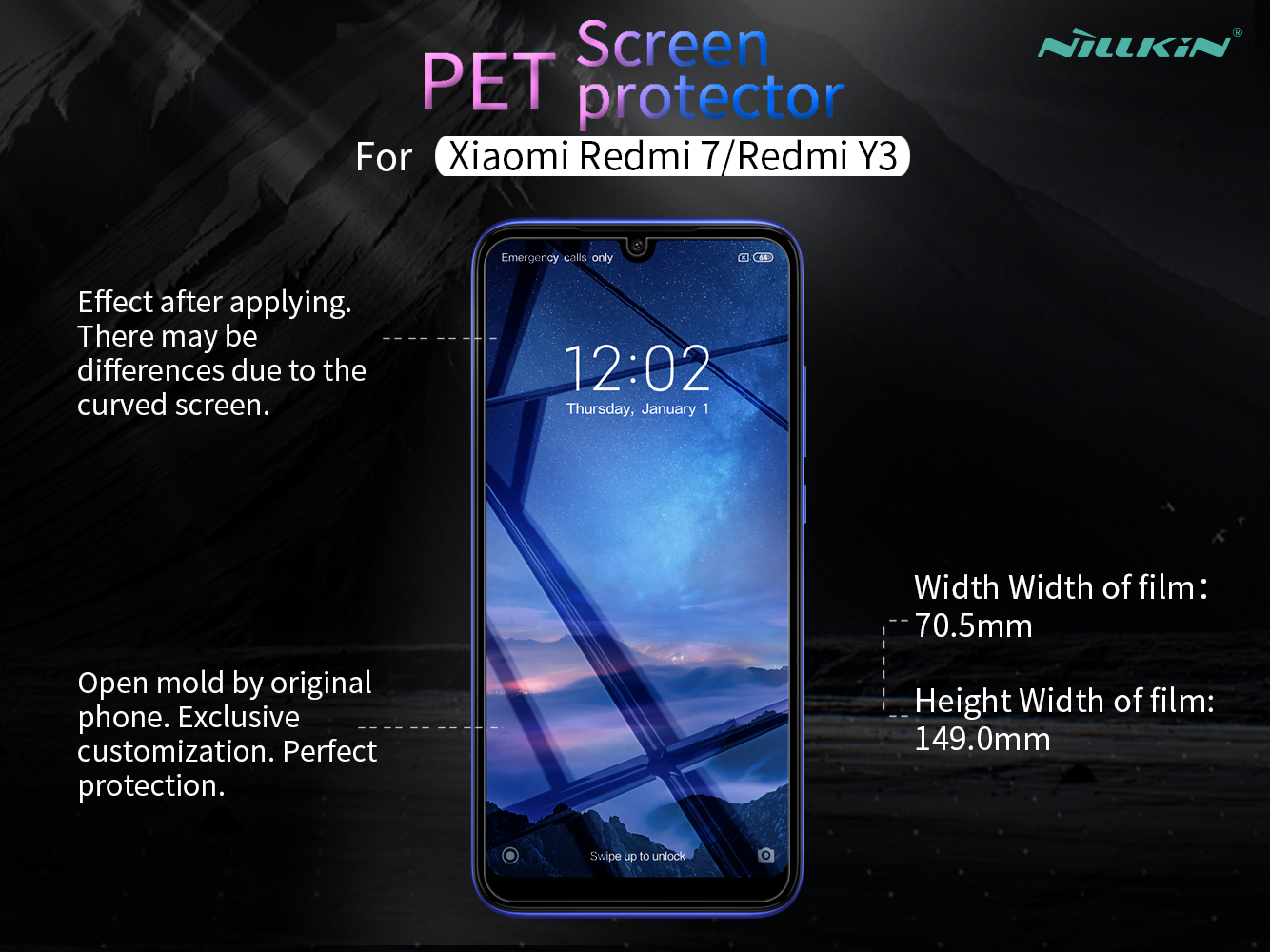 Nillkin-Super-Clear-High-Definition-Soft-Screen-Protector-for-Xiaomi-Redmi-7--Redmi-Y3-Non-original-1471906-6